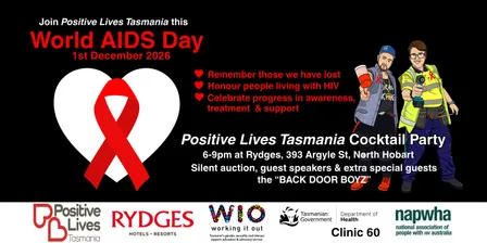 Positive Lives Tasmania Cocktail Party