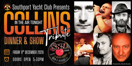 PHIL COLLINS Tribute - In The Air Tonight - DINNER & SHOW 2026