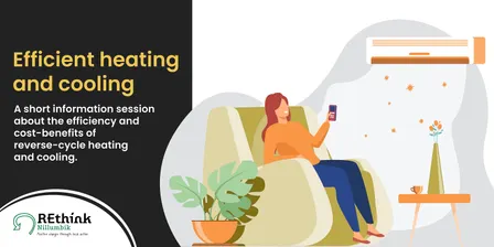 Efficient home heating and cooling