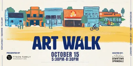 Downtown Springdale Fall Art Walk 2026
