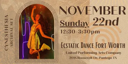 Ecstatic Dance Fort Worth - November 22nd - SUNDAY