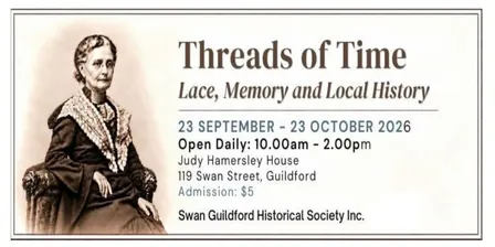 Exhibition : Threads of Time - Lace, Memory and Local History