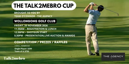 Talk2mebro Cup Wollongong 2026