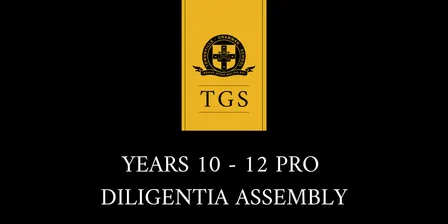 Years 10 - 12 Pro Diligentia Assembly
