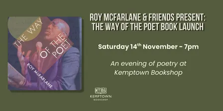 The Way of the Poet Book Launch - Roy McFarlane
