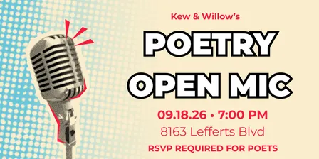 September Poetry Open Mic Night