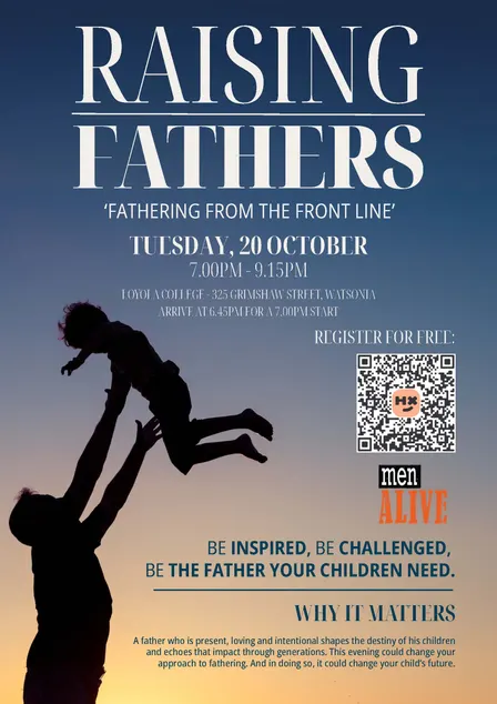 2026 Men Alive Raising Fathers Evening