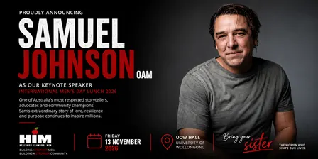 2026 International Men's Day Lunch by Healthier Illawarra Men