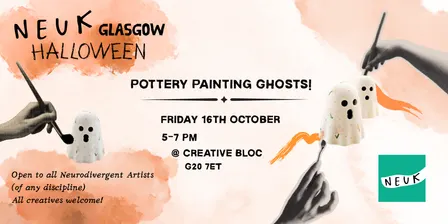 Neuk Glasgow: Halloween Pottery Painting