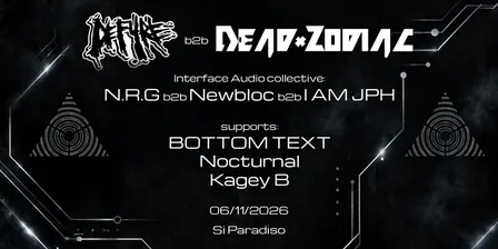 Interface Audio Presents: Dead Zodiac b2b Defyre