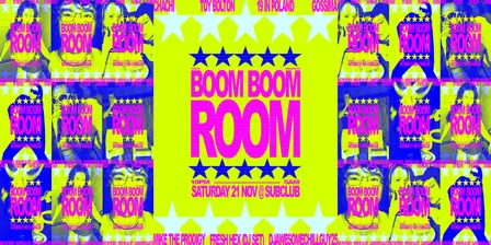 FOZZA presents: BOOM BOOM ROOM