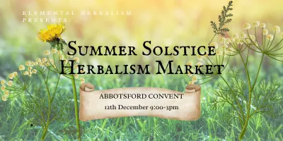 Herbal Compress Making at Summer Solstice Market