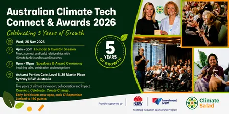 Australian Climate Tech Connect & Awards 2026
