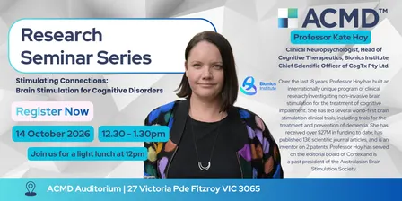 ACMD Research Seminar - October 2026