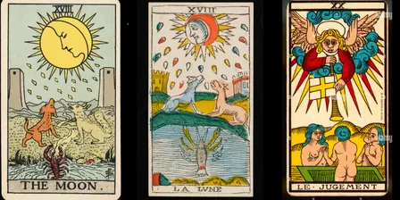 Tarot card illustration with Emilie