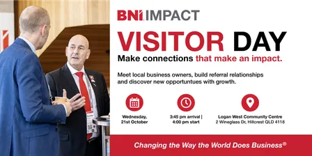 BNI Impact Visitors Day — Make Connections That Make an Impact