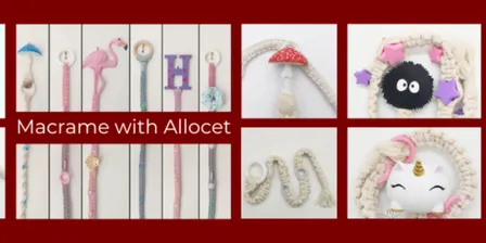 Macrame - Hair accessory Holders
