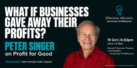 Peter Singer: What If Businesses Gave Away Their Profits?