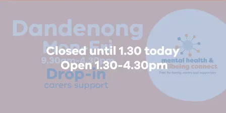 Dandenong CLOSED until 1.30pm TODAY