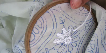 Chikankari 102: Indian 'Shadow Work' Embroidery, More Stitches with Manjari