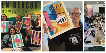 Westside Canvas and Wine Paint and Sip at Hop Heads