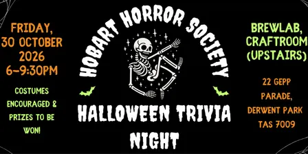 Hobart Horror Society Halloween Trivia Night
