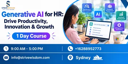 Generative AI for HR: Drive Productivity, Innovation & Growth in 1 Day | Sydney