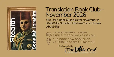 November Translations Book Club - Stealth by Sonallah Ibrahim