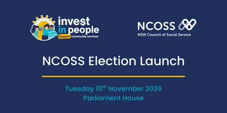 NCOSS Election Launch