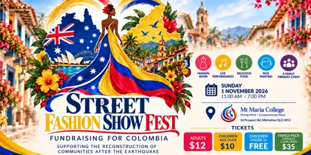 STREET FASHION SHOW FEST FUNDRAISING FOR COLOMBIA