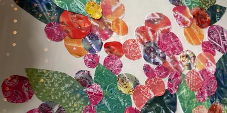 Painted Paper Collage with the GelPlate