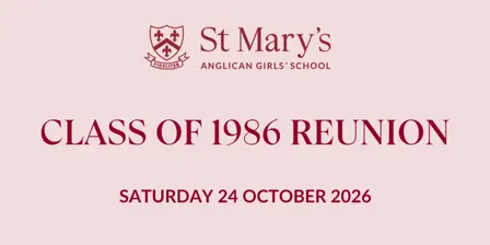St Mary's Class of 1986 School Tour and Reunion