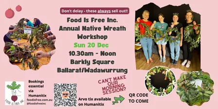 Native Wreath Making Workshop 20 Dec 2026 - morning session
