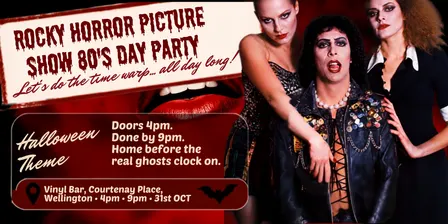 The Rocky Horror Picture Show Halloween 80's Day Party