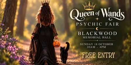 Queen of Wands Psychic Fair in Blackwood