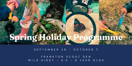 Wild Kindy Spring Holiday Programme 2026