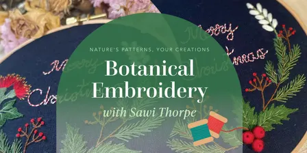 Christmas Botanical Embroidery