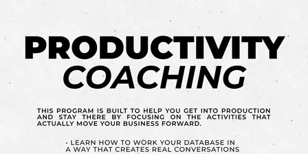 Productivity Coaching