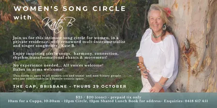Women's Song Circle @ The Gap with Kate B