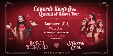 Hannah Wicklund & Turning Jane "The Cowards, Kings & The Queen of Hearts Tour" - Live in Lancaster, PA