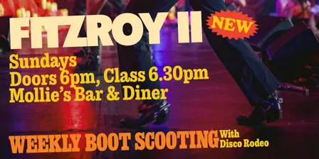 Fitzroy Sundays at Mollie's with Disco Rodeo Boot Scooting