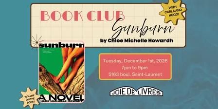 Bookclub - Sunburn by Chloe Michelle Howarth
