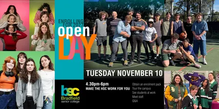 Open Day & Onsite Tour - Tuesday 10 November, 4.30pm - Enrol for 2027