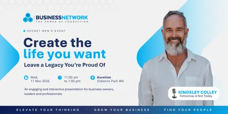D32 Secret Men's Business Event - Perth WA - Wed 11 Nov