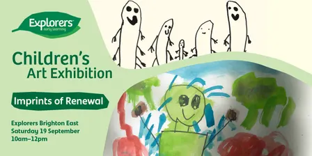 Children's Art Exhibition at Explorers Brighton East