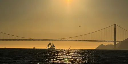 Sunset and Full Moon Preview Sail on brigantine Matthew Turner 10/25/26