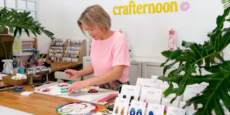 Festive Polymer Clay Earring or Brooch Workshop
