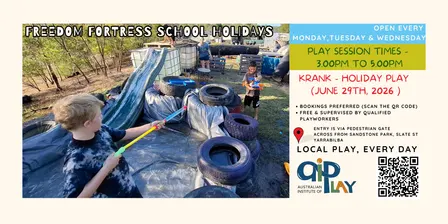 Freedom Fortress Adventure Play Space & Yarrabilba Neighbourhood Backyard - After School & School Holiday Play