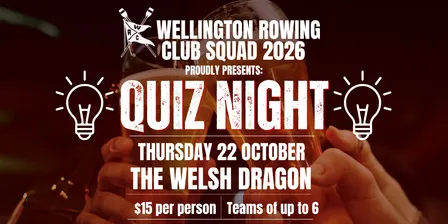 Wellington Rowing Club Squad Quiz Night