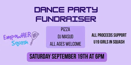 EmpowHER Squash Dance Party Fundraiser